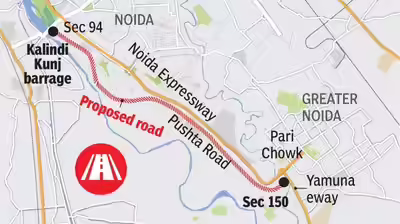 UP team inspects Pushta road for elevated expressway bypass feasibility, alignment